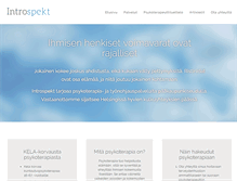 Tablet Screenshot of introspekt.fi
